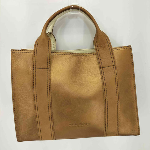 orla kiely 総柄レザートートバッグ ゴールド レディース