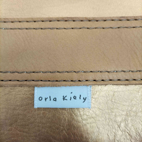 orla kiely 総柄レザートートバッグ ゴールド レディース