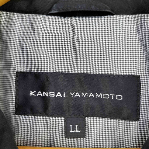 カンサイヤマモト KANSAI YAMAMOTO ピーチスキン 比翼 中綿ジャケット メンズ JPN:XL