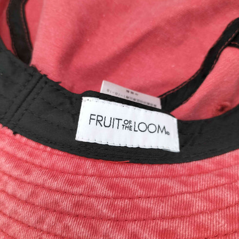 フルーツオブザルーム FRUIT OF THE LOOM フルーツロゴ刺繍バケットハット ピグメント メンズ 57~59