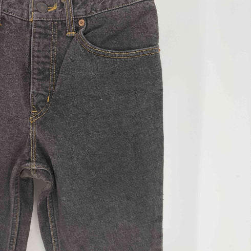 エドウィン EDWIN 70-80S USA製 E2070 ジップフライ ブラックデニム パンツ メンズ 29X32