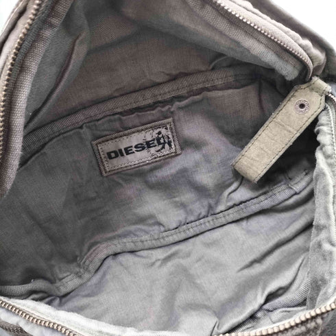 ディーゼル DIESEL 多連ジップ ヴィンテージ加工 ウエストバッグ Y2K メンズ