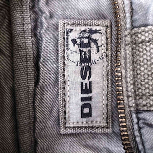 ディーゼル DIESEL 多連ジップ ヴィンテージ加工 ウエストバッグ Y2K メンズ
