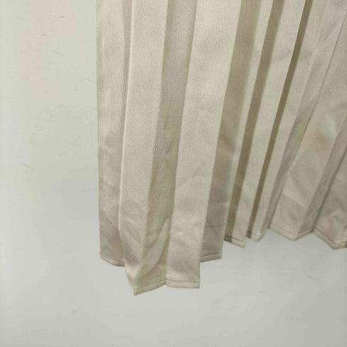 オペークドットクリップ OPAQUE.CLIP DELEGANT サテンプリーツワンピース レディース 40/L