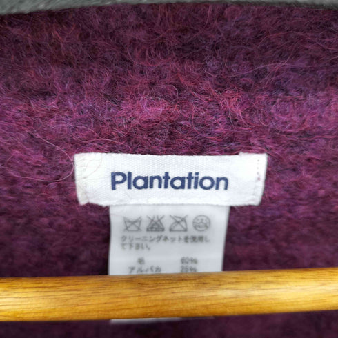 プランテーション Plantation アルパカウールハイネックニットベスト レディース JPN:M