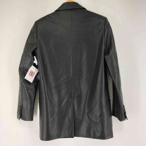 ザラ ZARA FAUX LEATHER OVERSIZED BLAZER メンズ import:XS