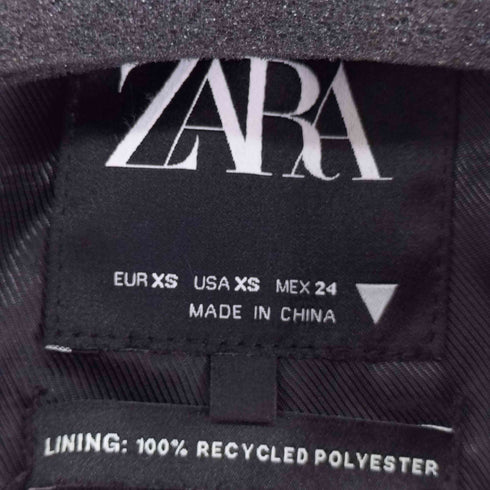 ザラ ZARA FAUX LEATHER OVERSIZED BLAZER メンズ import:XS