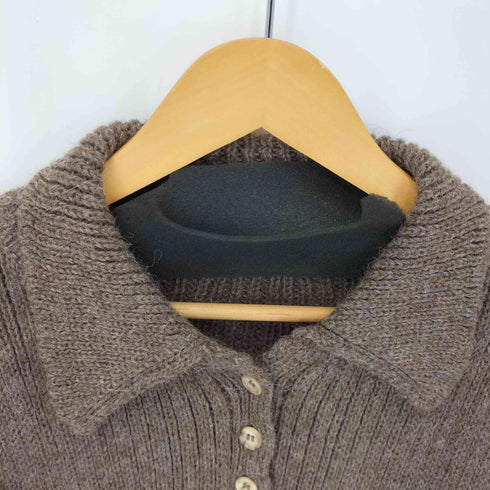 ポールスチュアート Paul Stuart MADE IN ENGLAND ウールニットカーディガン レディース import:M