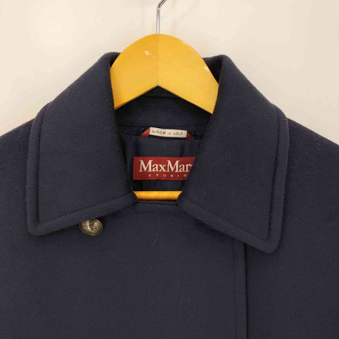 マックスマーラステュディオ MAX MARA STUDIO MADE IN ITALY ダブルブレストウールジャケット レディース JPN:38