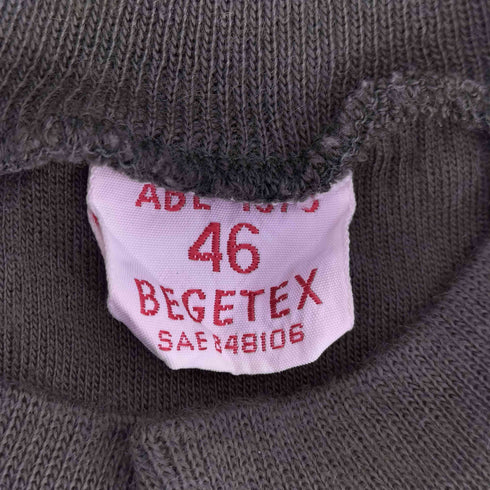 70s 79年会計 ABL BEGETEX ベルギー軍 ミリタリースウェット メンズ 46