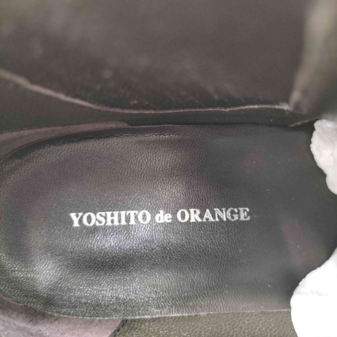 yoshito de orange B5623 ウィングチップサイドゴアレザーブーツ レディース JPN:23