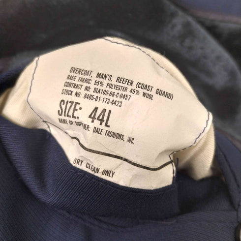 ユーエスアーミー U.S. ARMY 80S アメリカ沿岸警備隊 USCG GUARD REEFER COAT リーファーコート 86年製 メンズ 44L