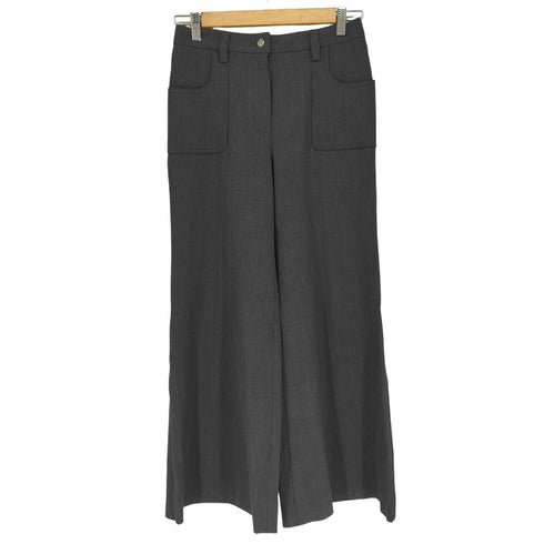 クリスチャンディオール Christian Dior 01年モデル ウール混ワイドパンツ MADE IN FRANCE レディース 36
