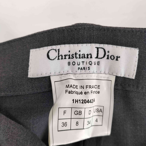 クリスチャンディオール Christian Dior 01年モデル ウール混ワイドパンツ MADE IN FRANCE レディース 36