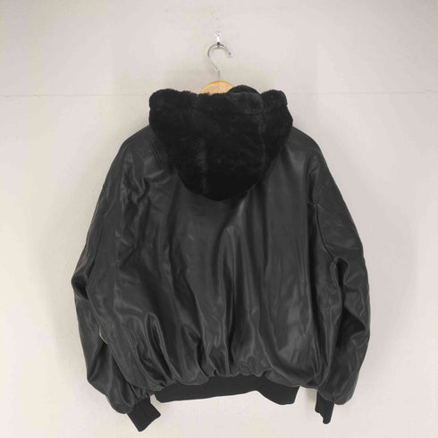 ザラ ZARA フェイクファー リバーシブルボンバージャケット レディース import:XS