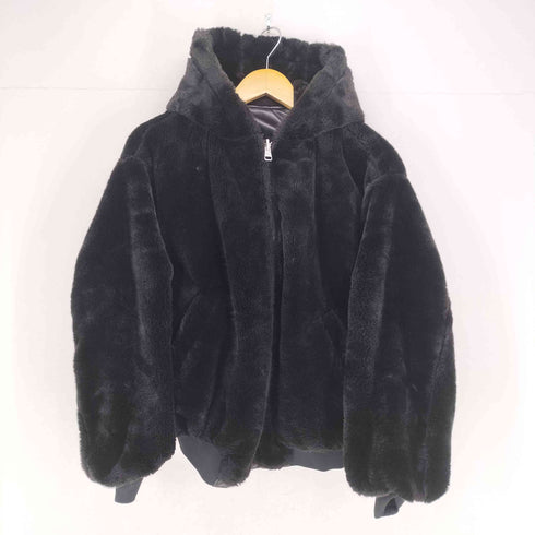 ザラ ZARA フェイクファー リバーシブルボンバージャケット レディース import:XS