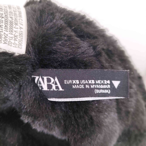 ザラ ZARA フェイクファー リバーシブルボンバージャケット レディース import:XS