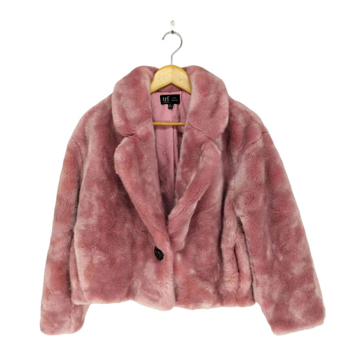 ザラ ZARA TRF フェイクファーショートジャケット レディース import:S