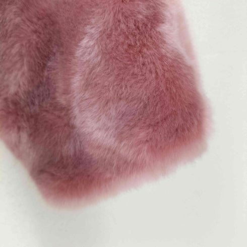ザラ ZARA TRF フェイクファーショートジャケット レディース import:S