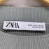 ザラ ZARA フリルトリム付きリブニットセーター レディース import:S