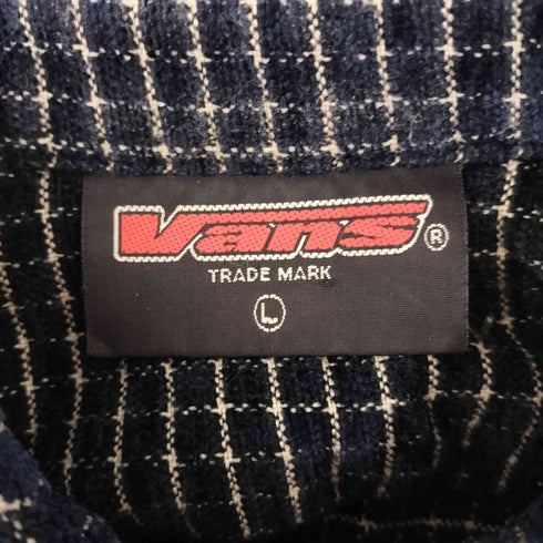 バンズ VANS 90s ロゴ刺繍アクリルチェックシャツ メンズ JPN:L