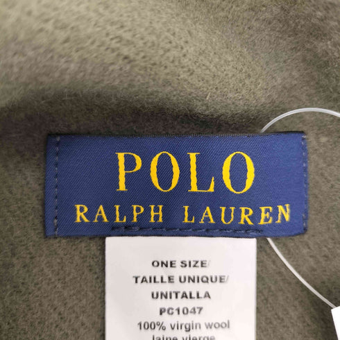 ポロラルフローレン POLO RALPH LAUREN イタリア製 ポニー刺繍 ウールマフラー メンズ