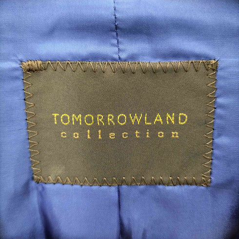 トゥモローランドコレクション TOMORROWLAND collection ポリエステルワッフルノーカラージャケット レディース 36