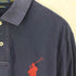 ポロラルフローレン POLO RALPH LAUREN CUSTOM FIT ポニー刺繍 アーム ナンバリングワッペン ロングスリーブ ポロシャツ メンズ import:L
