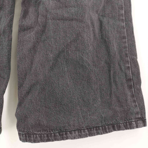 ザラ ZARA ワイドブラックデニムパンツ レディース EUR:38 38