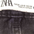 ザラ ZARA ワイドブラックデニムパンツ レディース EUR:38 38
