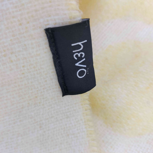 HEVO メランジ ロゴ マフラー メンズ