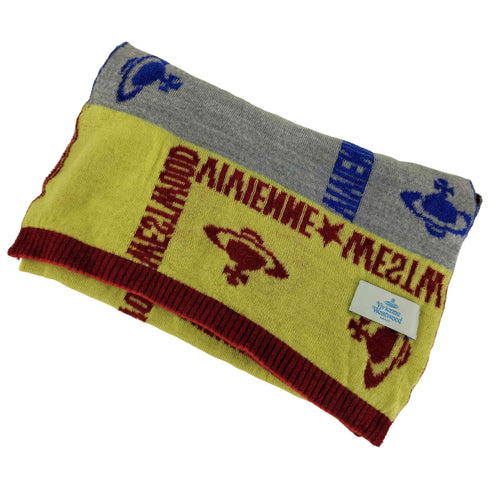 ヴィヴィアンウエストウッドマン Vivienne Westwood MAN 総柄 マフラー メンズ