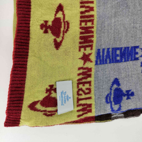 ヴィヴィアンウエストウッドマン Vivienne Westwood MAN 総柄 マフラー メンズ