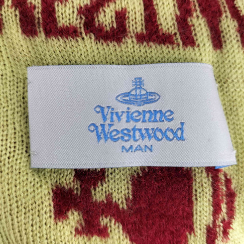 ヴィヴィアンウエストウッドマン Vivienne Westwood MAN 総柄 マフラー メンズ