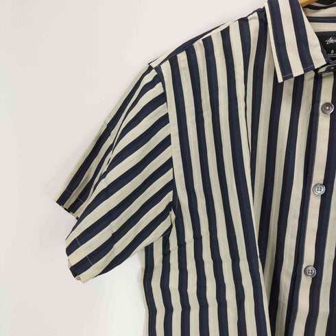 ステューシー Stussy FLAT BOTTOM STRIPE SHIRT メンズ JPN:S