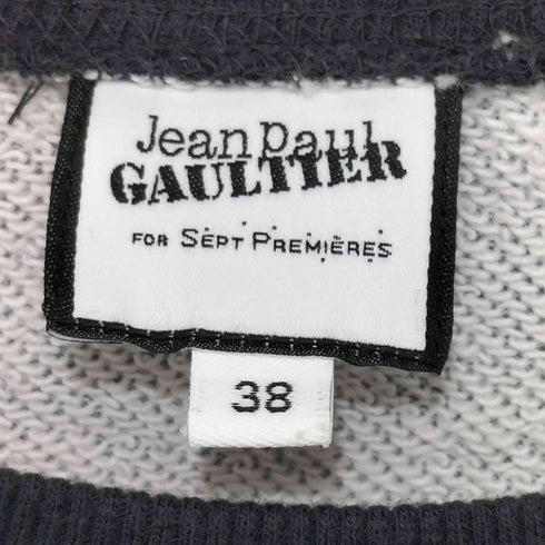 ジャンポールゴルチエセットプルミエ Jean Paul GAULTIER for SEPT PREMIERES メジャープリント 総柄 クルーネックスウェット レディース JPN:38