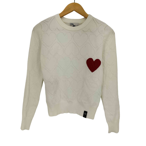 ダブルスタンダードクロージング DOUBLE STANDARD CLOTHING 24SS ハートジャガードニット レディース JPN:36