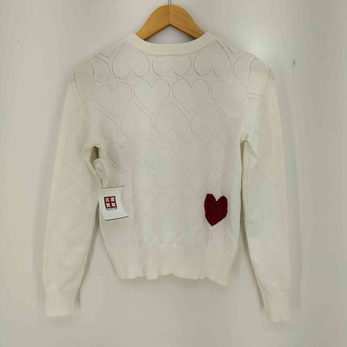 ダブルスタンダードクロージング DOUBLE STANDARD CLOTHING 24SS ハートジャガードニット レディース JPN:36