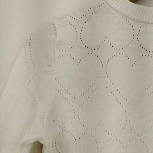 ダブルスタンダードクロージング DOUBLE STANDARD CLOTHING 24SS ハートジャガードニット レディース JPN:36
