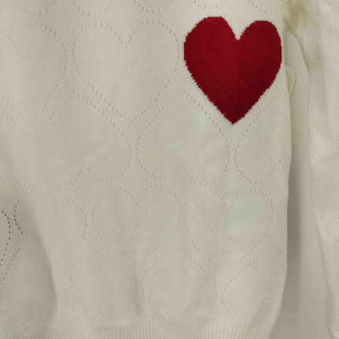 ダブルスタンダードクロージング DOUBLE STANDARD CLOTHING 24SS ハートジャガードニット レディース JPN:36