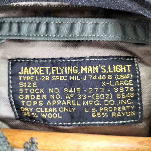バズリクソンズ BUZZ RICKSONS Type L-2B Tops Apparel Mfg Co Inc メンズ JPN:XL
