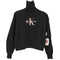 カルバンクラインジーンズ Calvin Klein Jeans ミッド スケール モノグラム ロールネック スウェットシャツ レディース import:XS