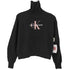 カルバンクラインジーンズ Calvin Klein Jeans ミッド スケール モノグラム ロールネック スウェットシャツ レディース import:XS