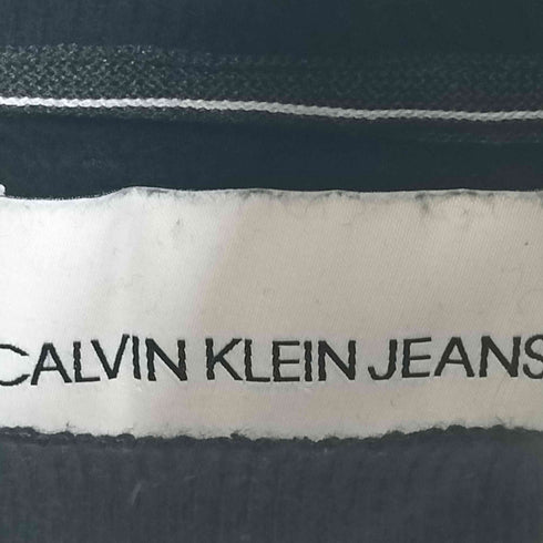 カルバンクラインジーンズ Calvin Klein Jeans ミッド スケール モノグラム ロールネック スウェットシャツ レディース import:XS