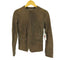 マックスアンドコー MAX & CO. LEATHER JACKET ラムレザー ジップアップ ジャケット レディース FR:36