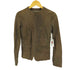 マックスアンドコー MAX & CO. LEATHER JACKET ラムレザー ジップアップ ジャケット レディース FR:36