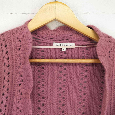 ローラアシュレイ LAURA ASHLEY 透かし編みニットボレロ レディース JPN:M