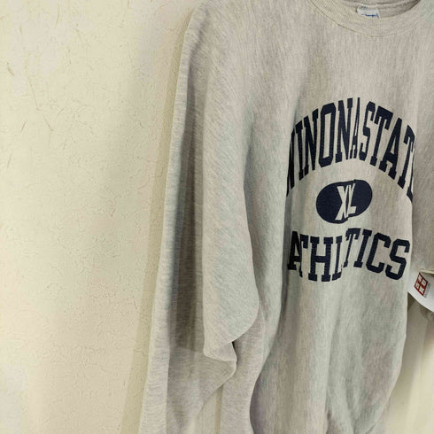 チャンピオン Champion USA製 刺繍タグ REVERSE WEAVE WINONA STATE 三段 カプセル クルーネックスウェット メンズ import:XL