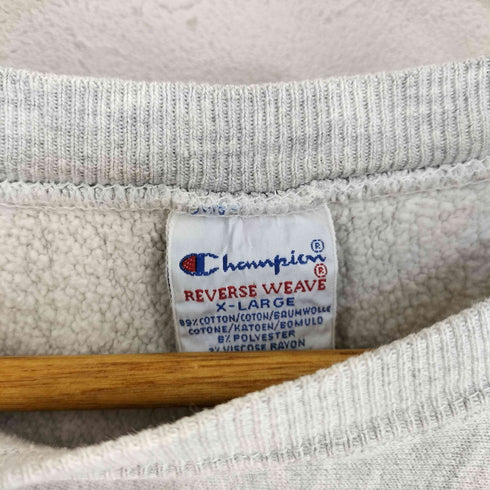 チャンピオン Champion USA製 刺繍タグ REVERSE WEAVE WINONA STATE 三段 カプセル クルーネックスウェット メンズ import:XL