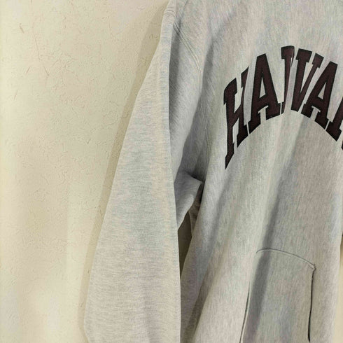 チャンピオン Champion USA製 刺繍タグ REVERSE WEAVE HARVARD 染み込みプリント プルオーバーパーカー メンズ import:XXL
